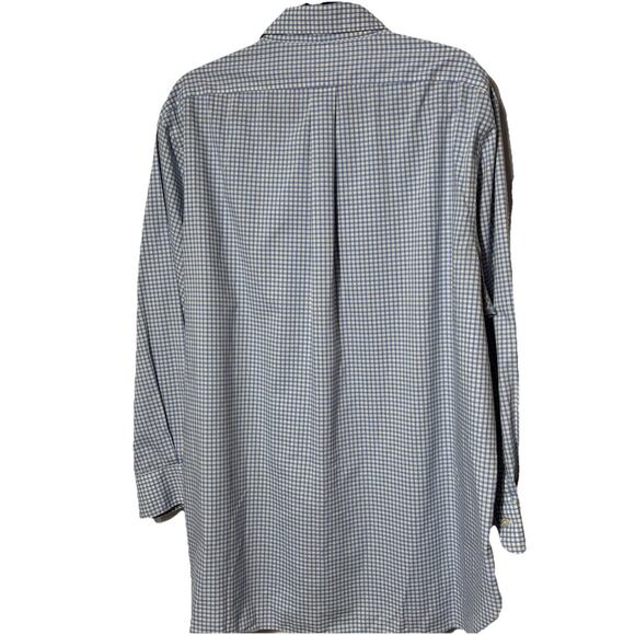 Ralph Lauren Men’s Button Down Shirt 17 1/2. / 32-33 Blue Plaid Corpcore Casual - Picture 3 of 4